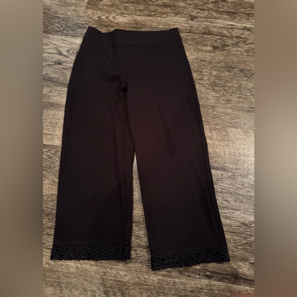 Investments Black Slim Factor Crop Pants